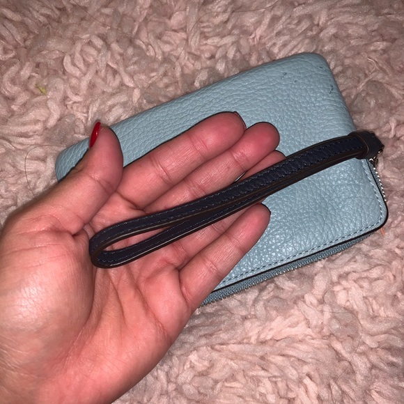 Coach wristlet blue / navy - Picture 8 of 8